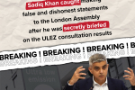 Sadiq Khan made ‘false and dishonest’ statements to the London Assembly and manipulated ULEZ results