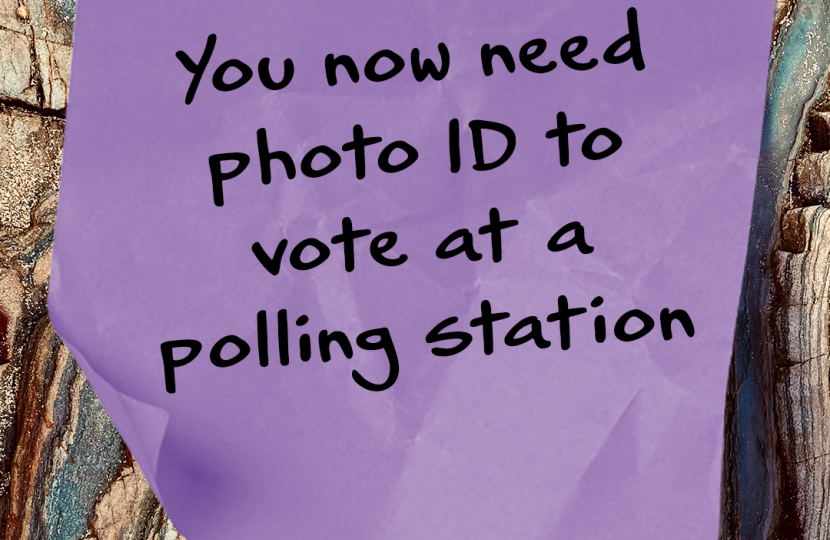 You now need photo ID to vote at a polling station