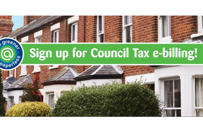 Sign up for council tax e-billing!